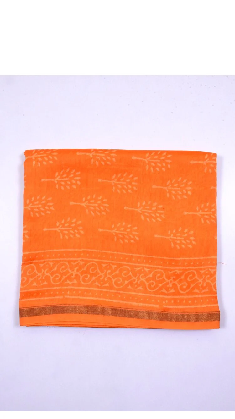 Ek -Duja Chanderi Unstitched Suit Set - Image 3