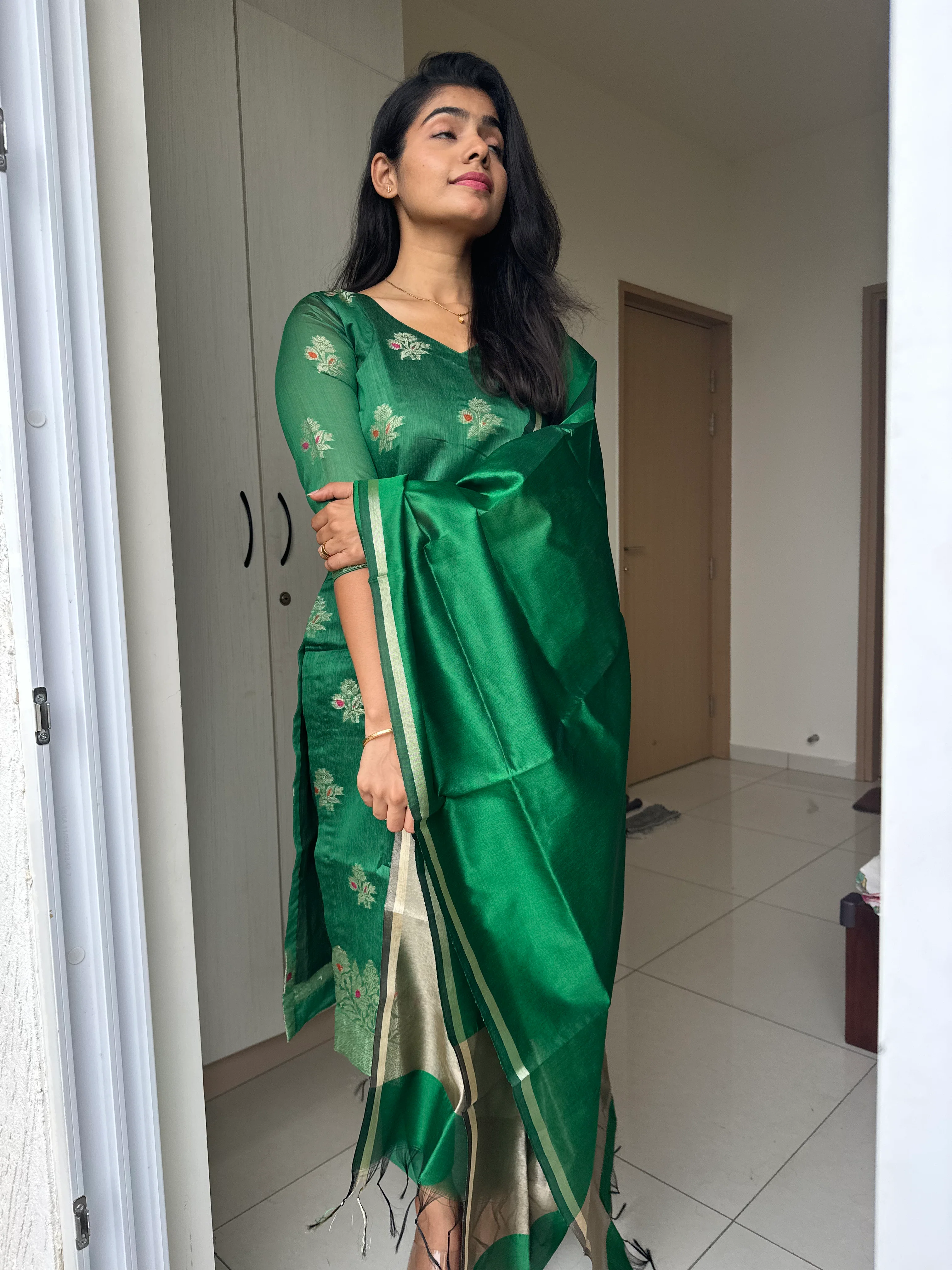 Emerald Stitched Suit Set - Image 5