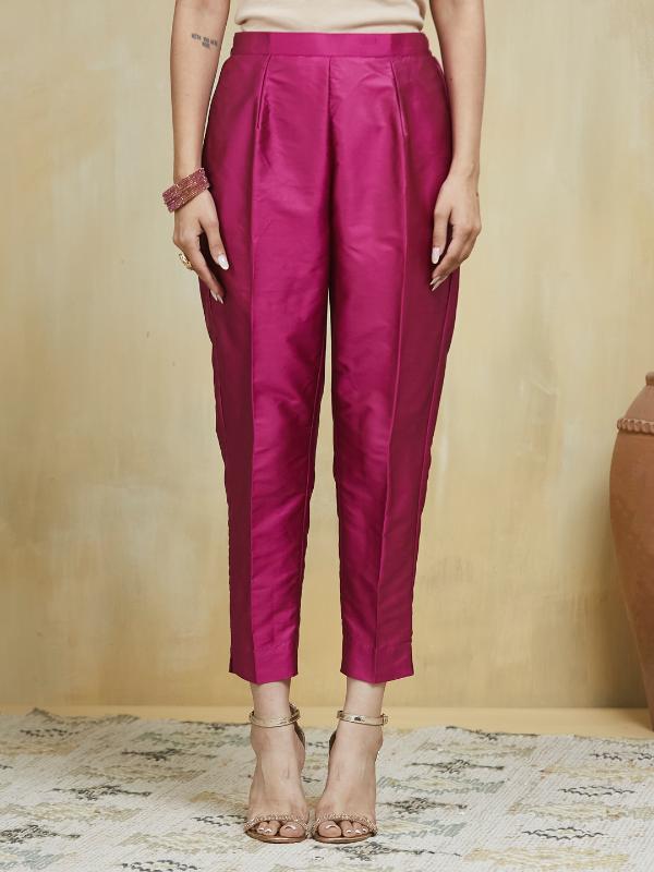 EOSS Emerald Yellow Banarsi Silk Stitched Suit - Image 21