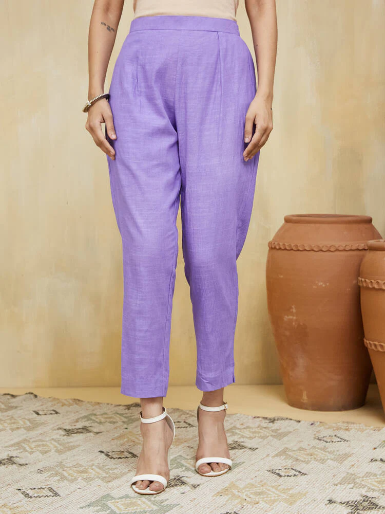 Lavandula Embroidered Cotton Unstitched Suit Set - Image 6