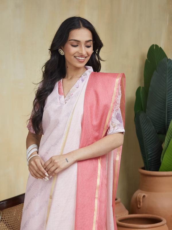 EOSS Peach Rose Kota Stitched Suit - Image 19