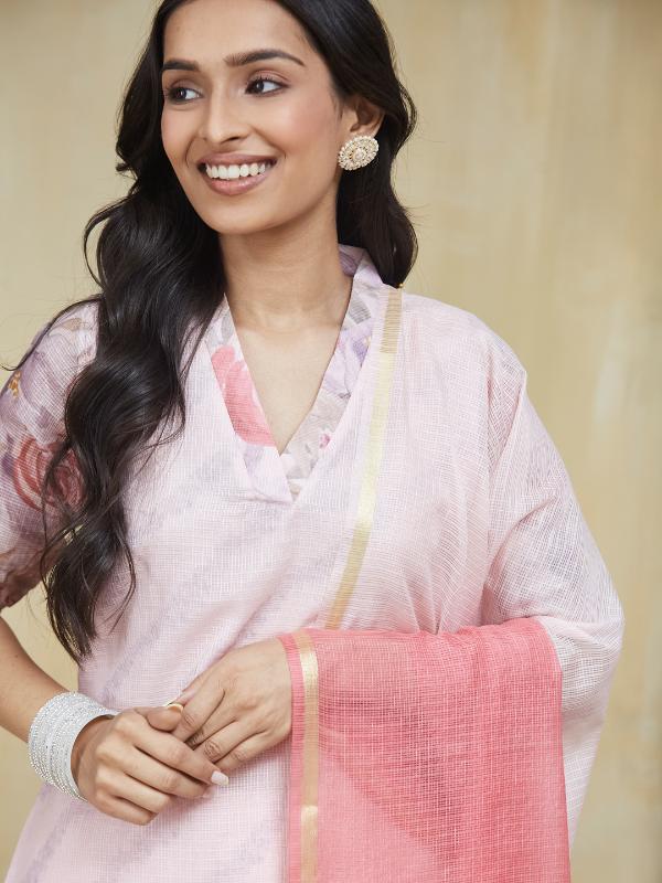 EOSS Peach Rose Kota Stitched Suit - Image 7