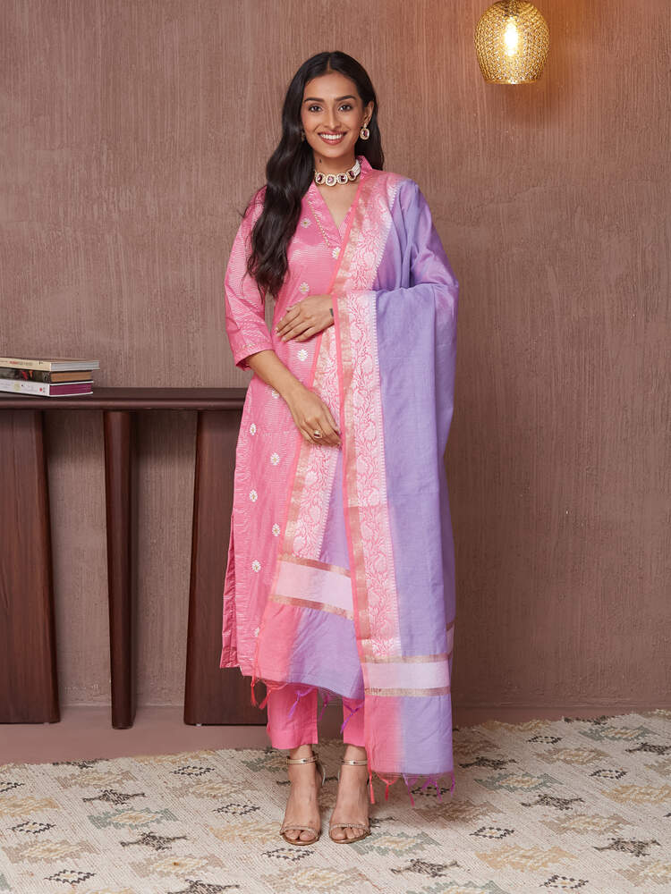Jouri Unstitched Suit Set - Image 4