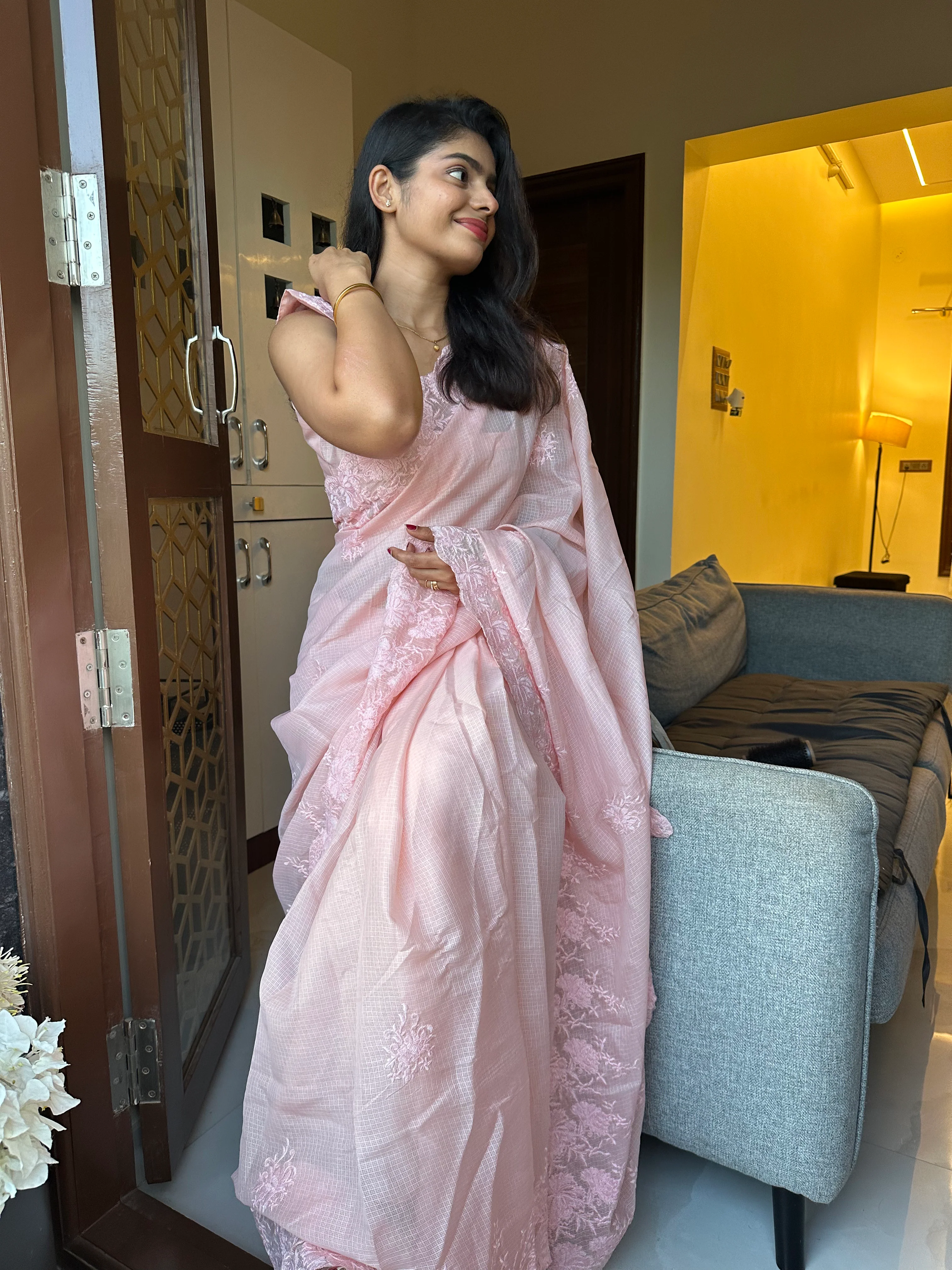 Shanaya Cutwork Saree - Image 5