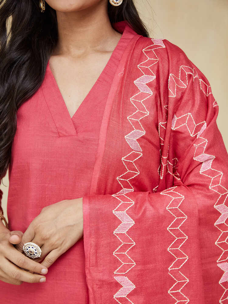 EOSS Mars  Emrbroidered Cotton Stitched Suit - Image 12