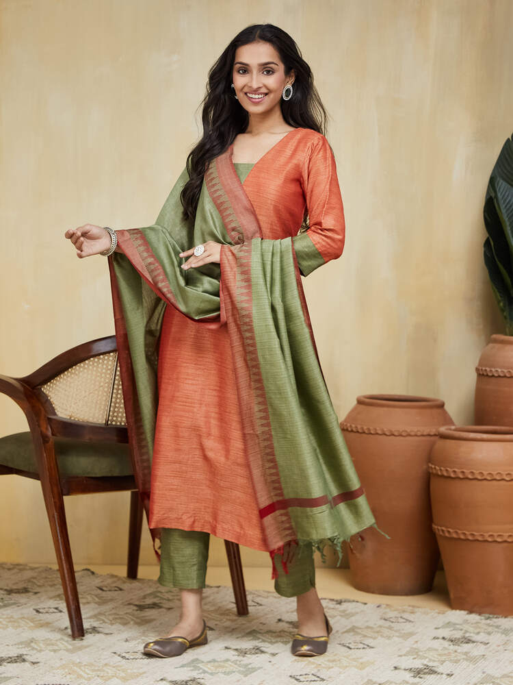 Niharika Stitched Suit Set - Image 5
