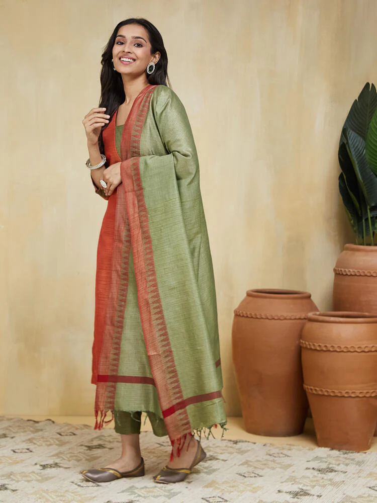 Niharika Stitched Suit Set - Image 8