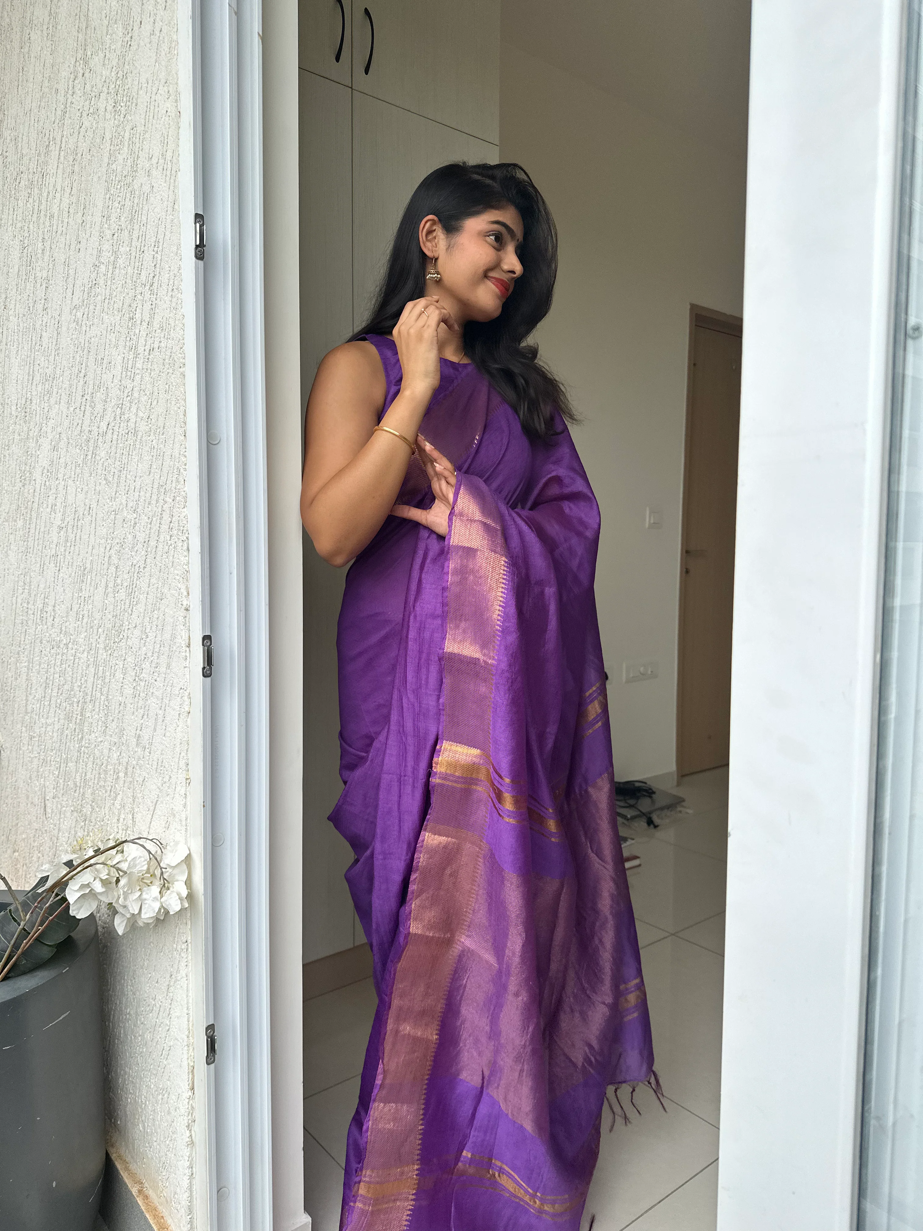 Sara Mangalgiri Silk Saree - Image 19