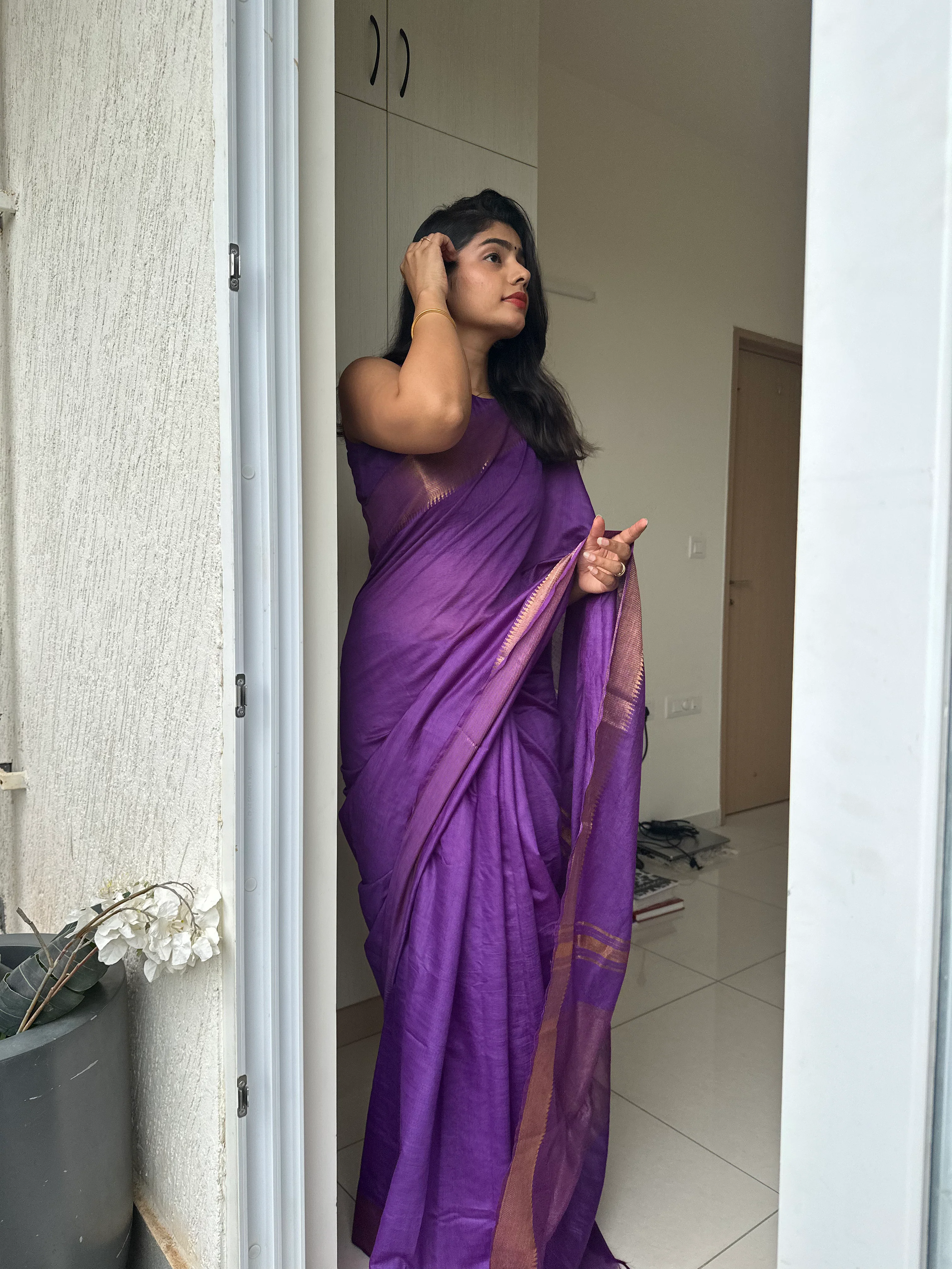 Sara Mangalgiri Silk Saree - Image 5