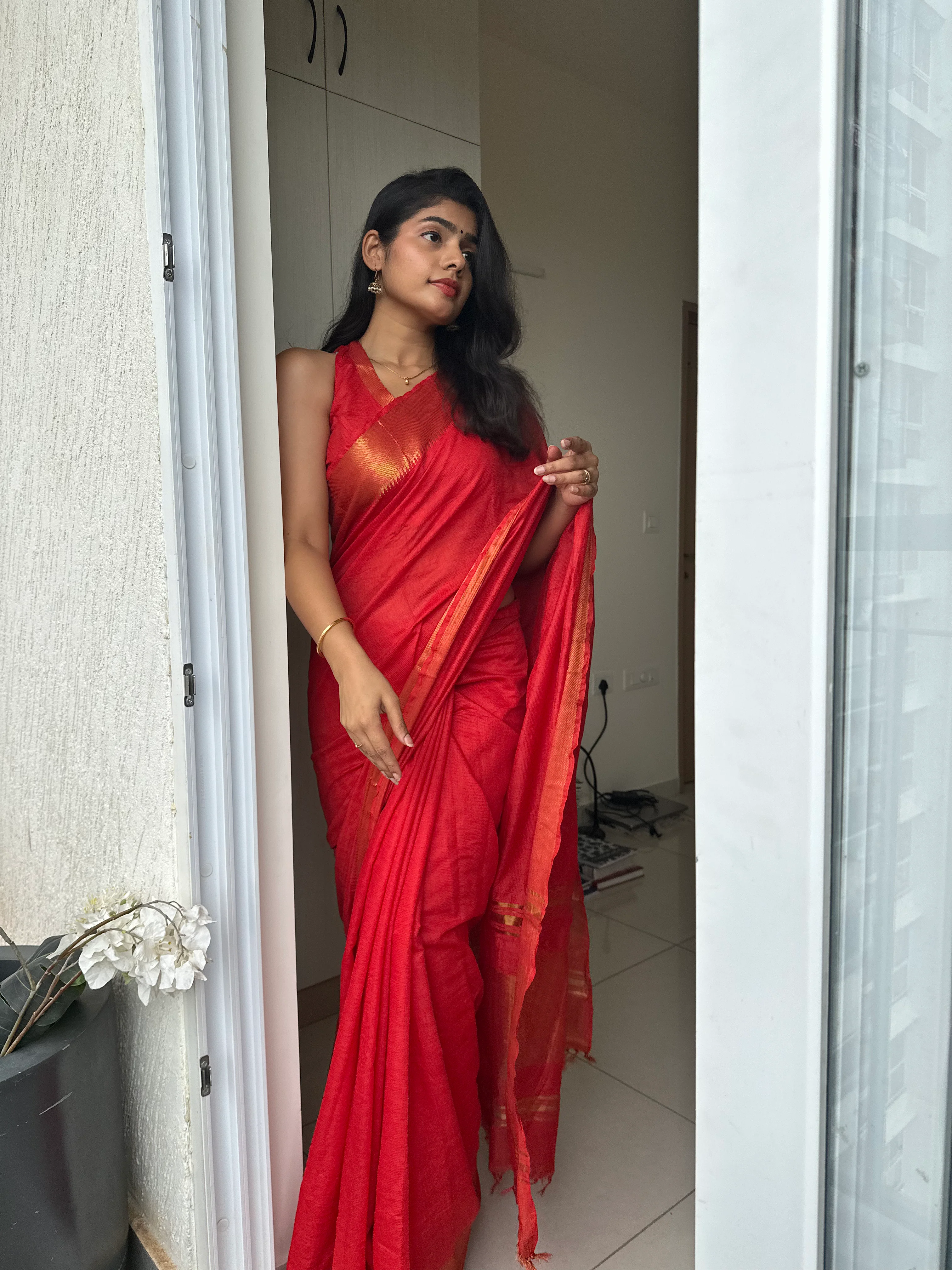 Sitara Mangalgiri Silk Saree - Image 11