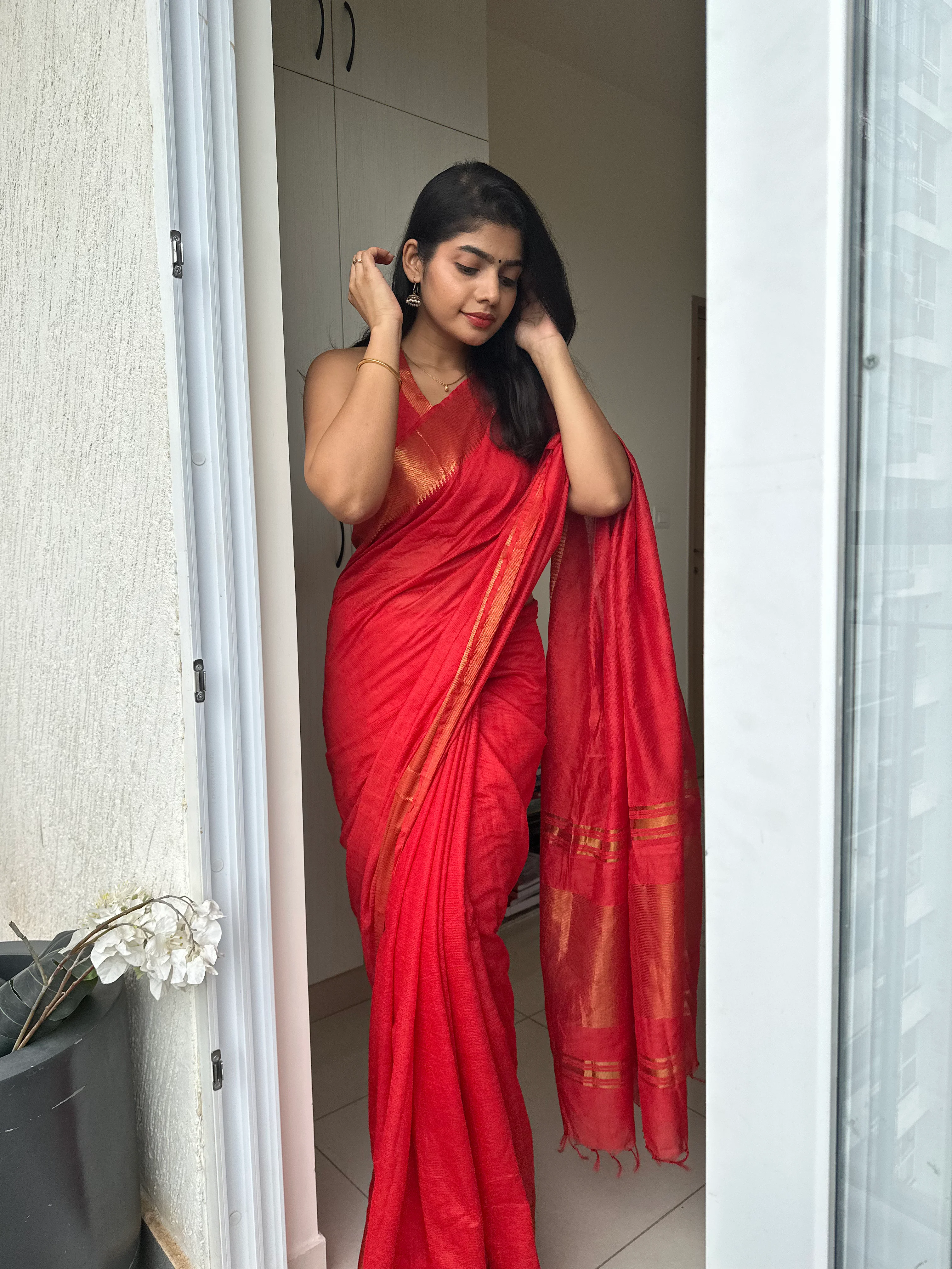 Sitara Mangalgiri Silk Saree - Image 12