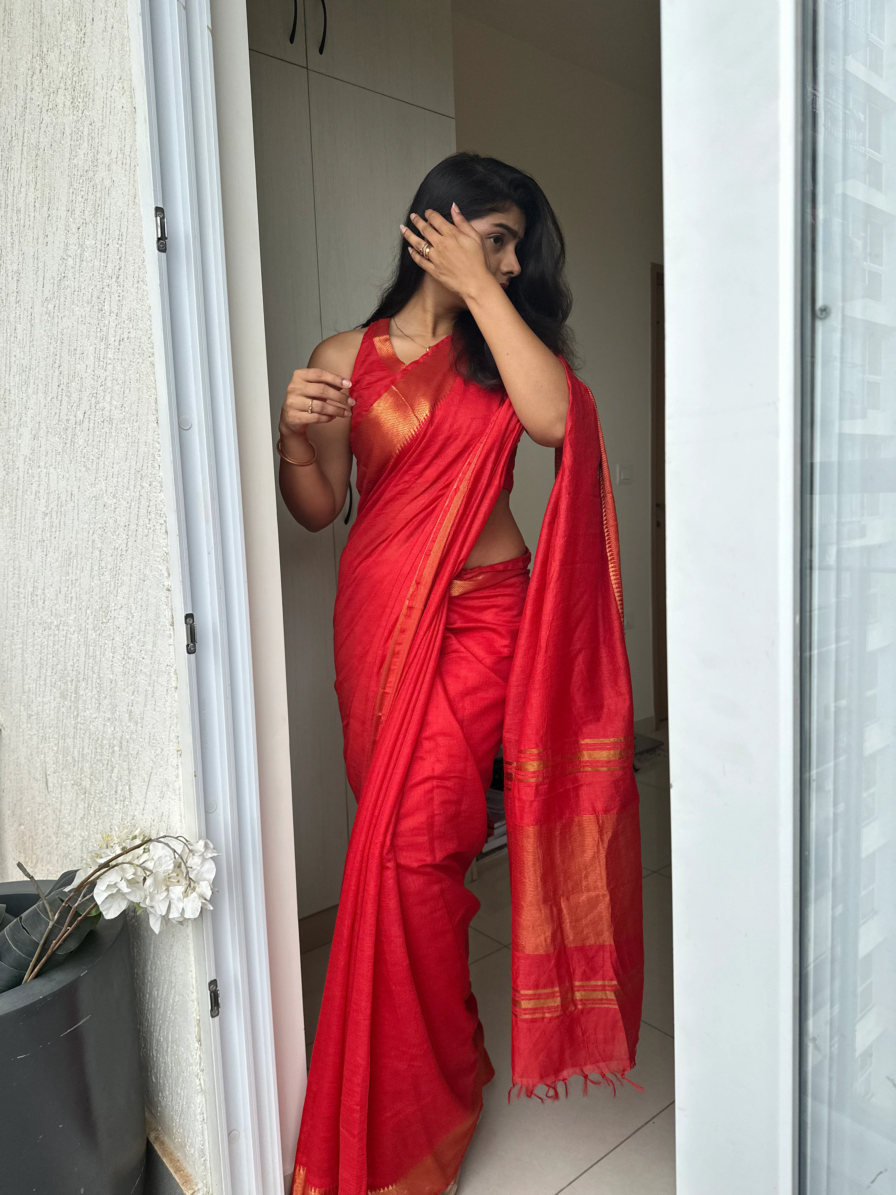 Sitara Mangalgiri Silk Saree - Image 13