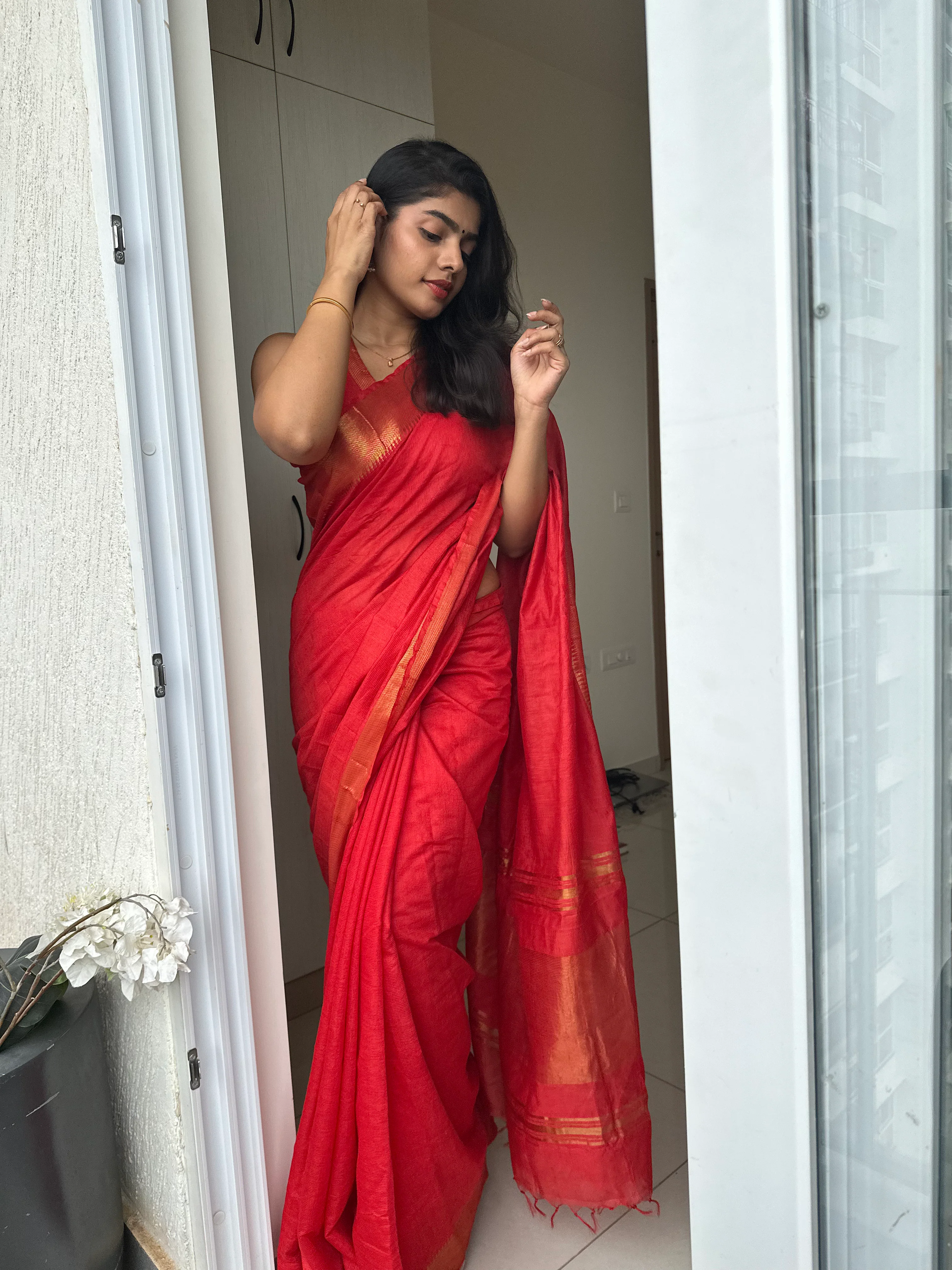 Sitara Mangalgiri Silk Saree - Image 15
