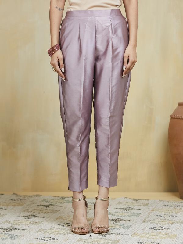 EOSS Strawberry Glaze Banarsi Silk Stitched Suit - Image 17
