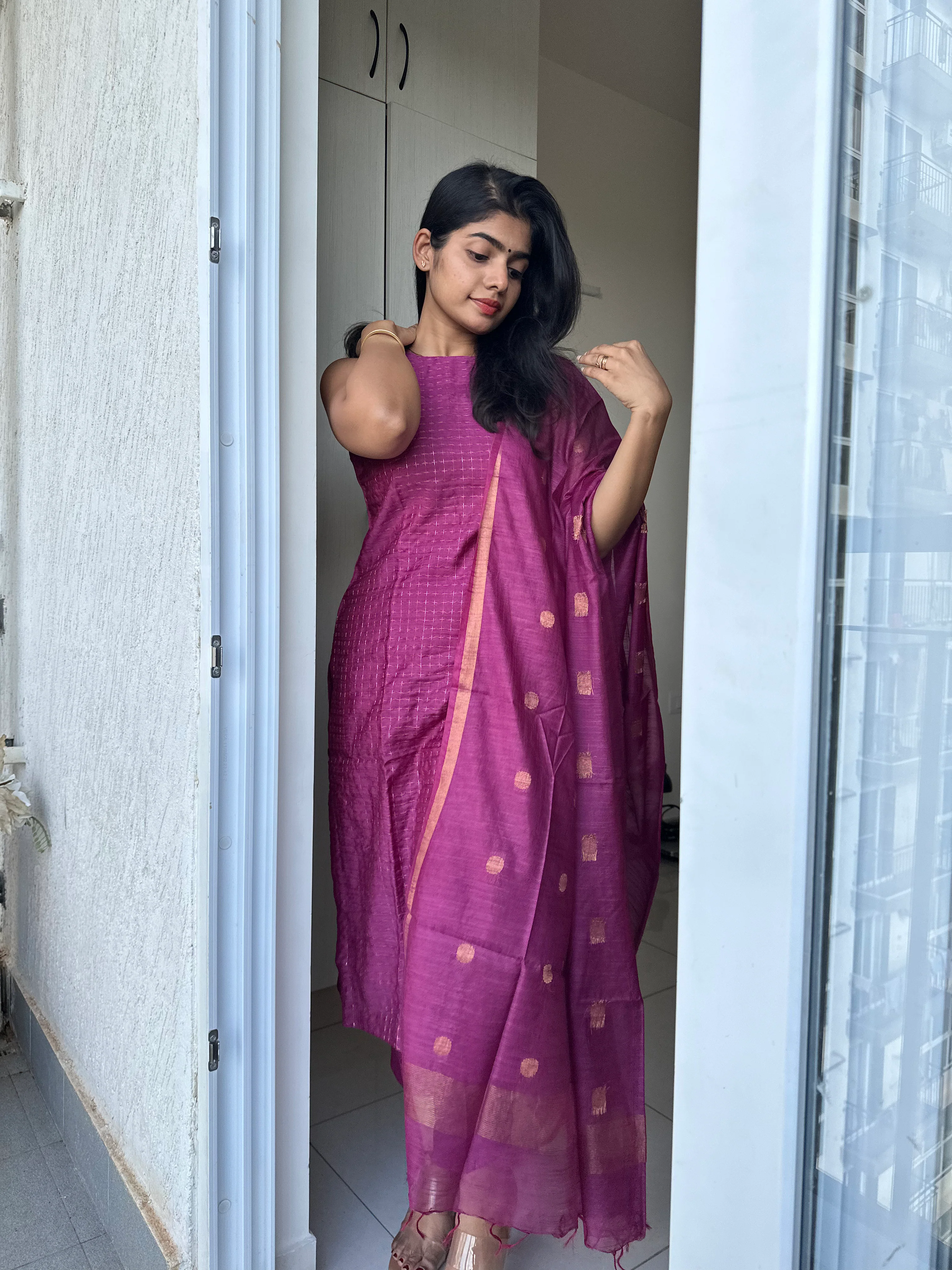 Sushmitha Katan Stitched Suit Set - Image 7