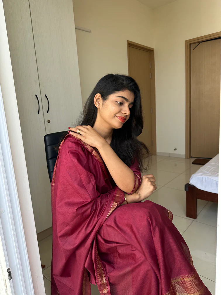 Tanira Maroon Best Seller Suit Set - Image 8